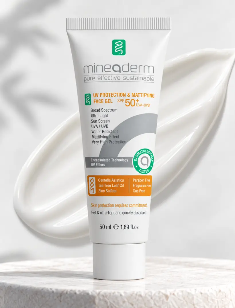 Mineaderm UV Protection and Mattifying Face Gel SPF 50+